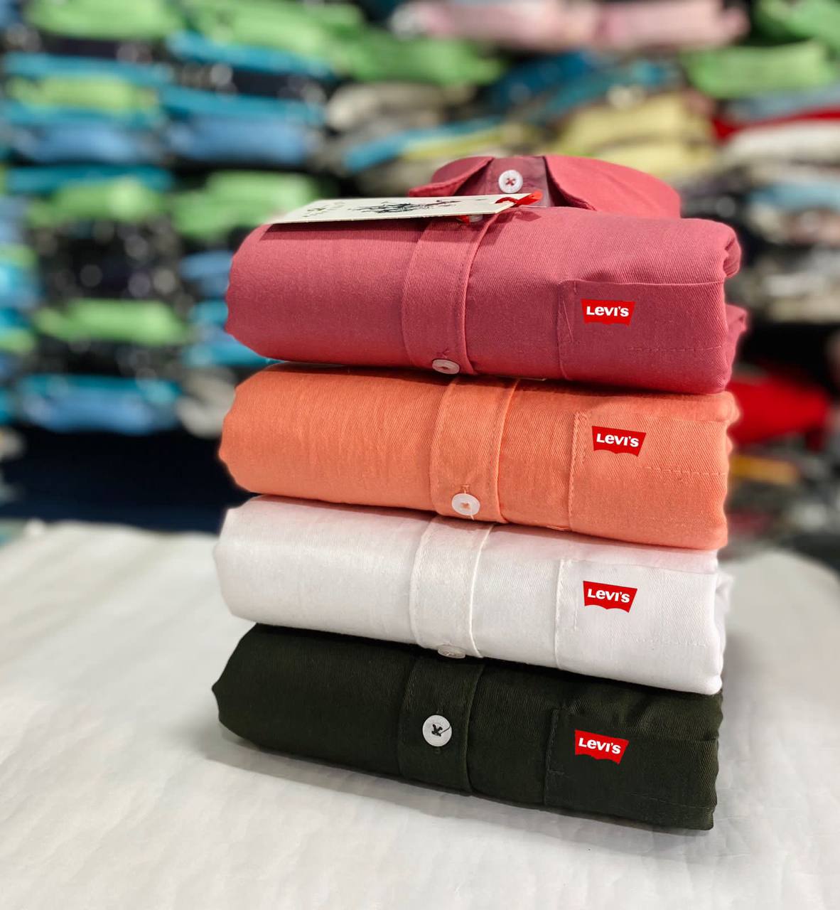 Levi 4 in 1 combo cotton shirt
