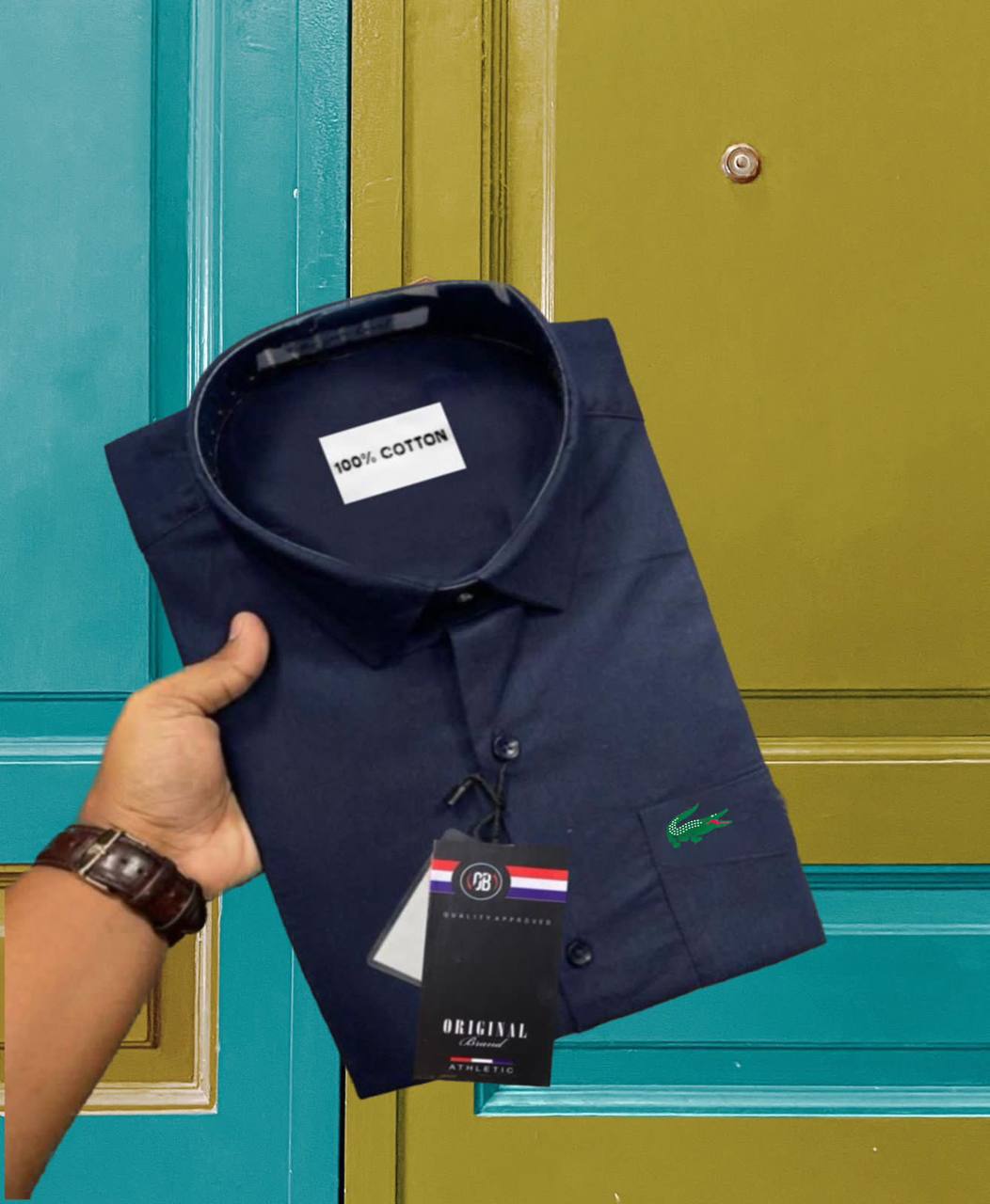 Lacoste Twill Cotton Shirt