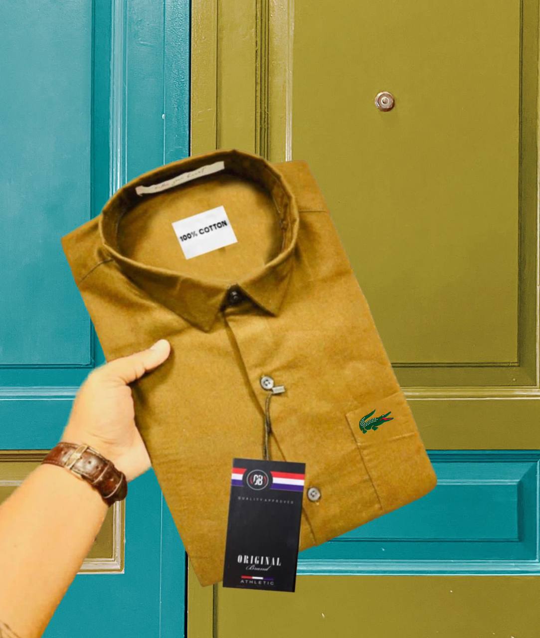 Lacoste Twill Cotton Shirt