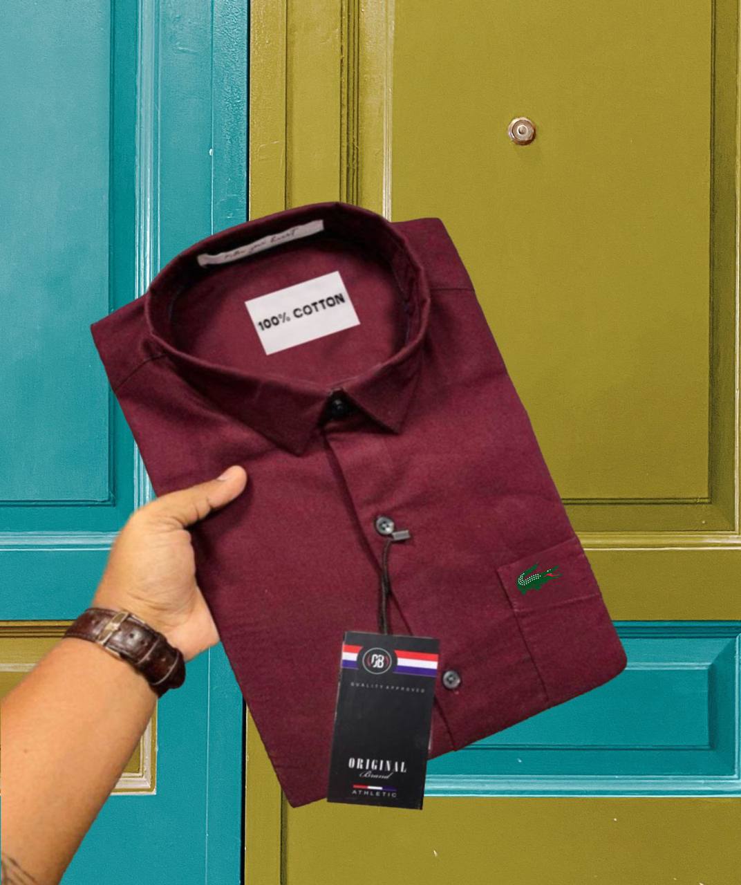Lacoste Twill Cotton Shirt
