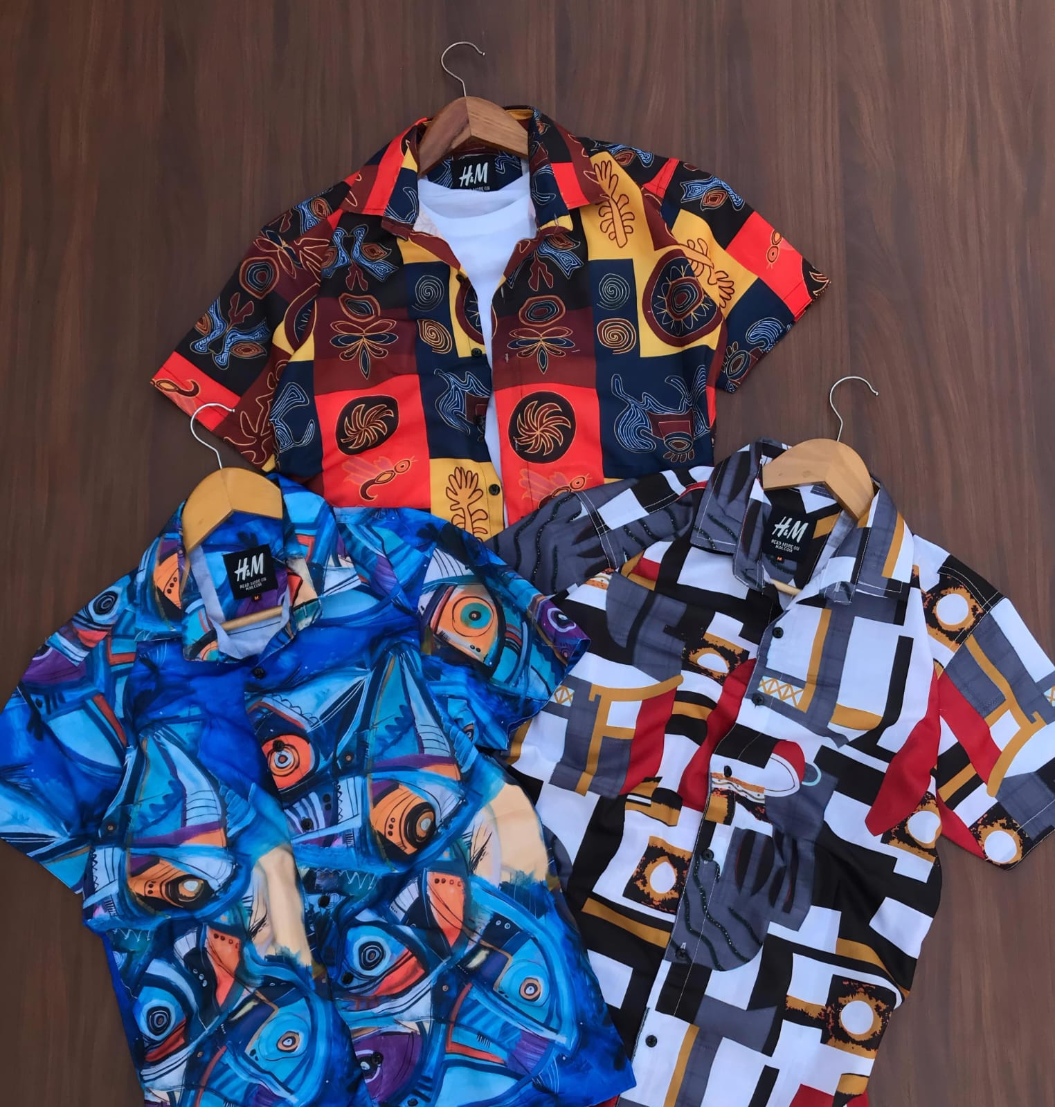H&M rayon cotton shirt