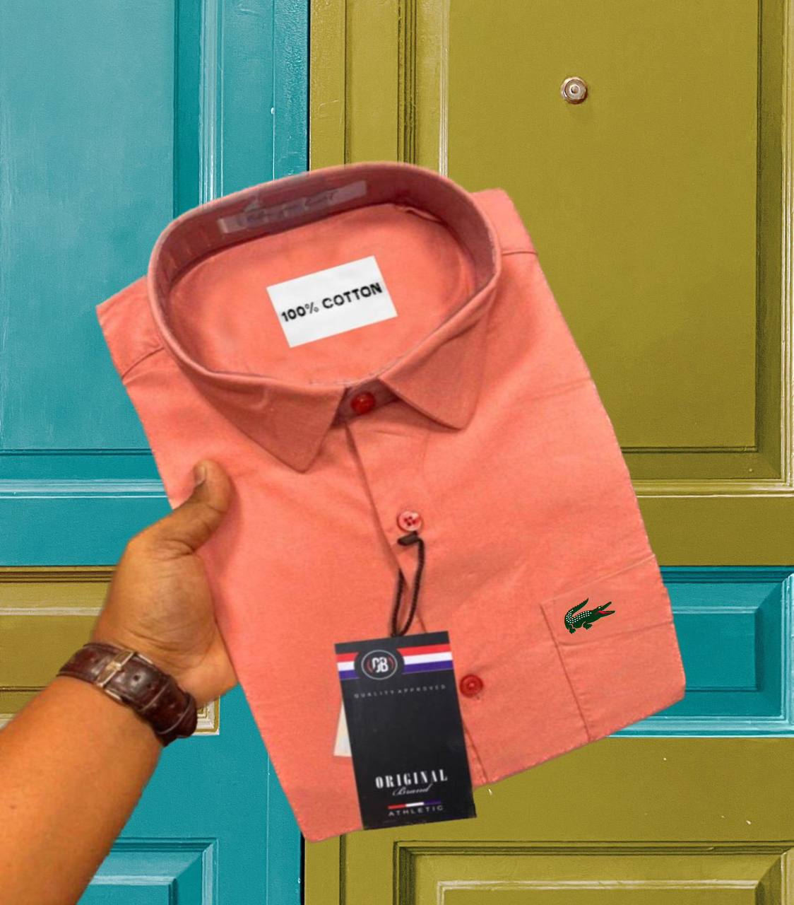 Lacoste Twill Cotton Shirt