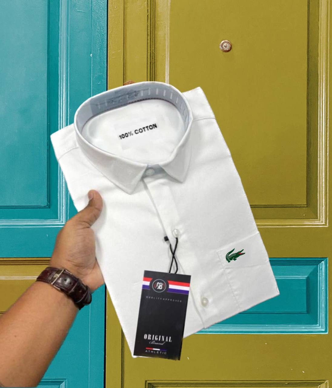 Lacoste Twill Cotton Shirt