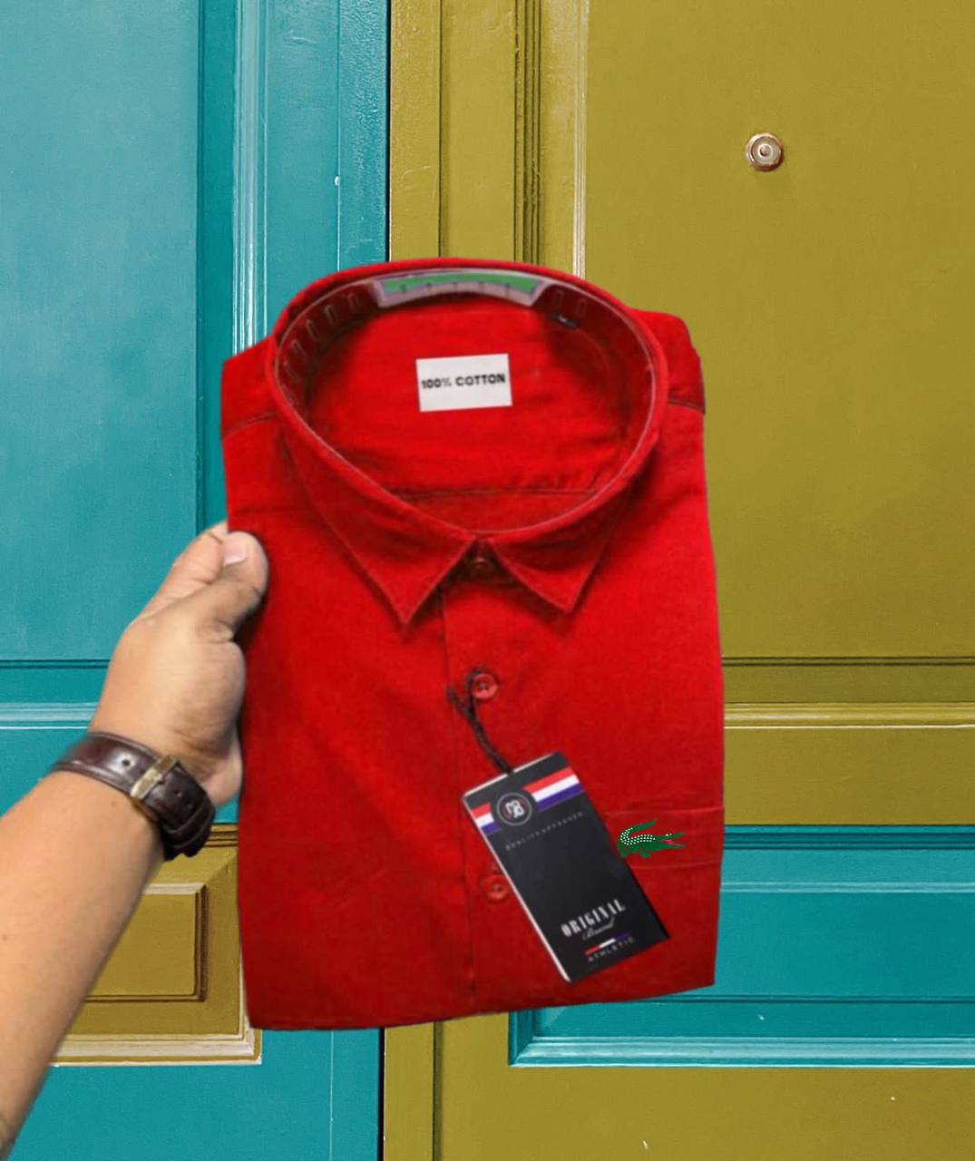 Lacoste Twill Cotton Shirt