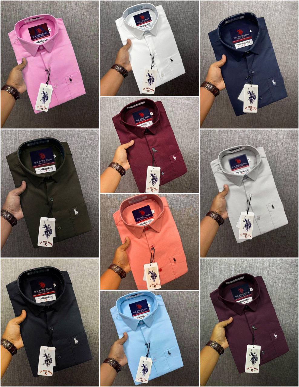 US Polo 4 in 1 shirt combo
